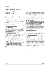 ST72F361K9TCE Datasheet Page 18