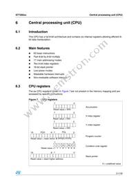 ST72F60K2U1TR Datasheet Page 21