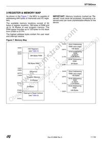 ST72F623F2M1TR Datasheet Page 11