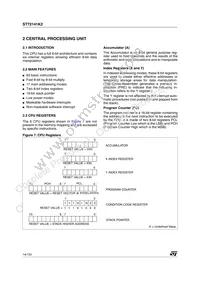 ST72T141K2M6 Datasheet Page 14