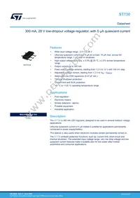 ST730MR Datasheet Cover