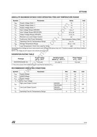 ST75185CPR Datasheet Page 3