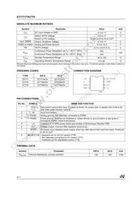 ST779ACD-TR Datasheet Page 2