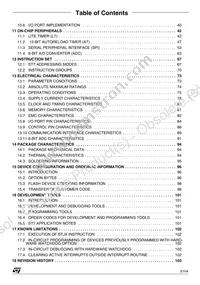 ST7FL09Y0MAE Datasheet Page 3