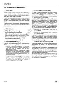 ST7FLI19BF1U6TR Datasheet Page 12