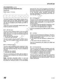 ST7FLI19BF1U6TR Datasheet Page 21