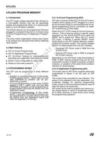 ST7FLIT19F1M7TR Datasheet Page 12