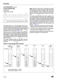 ST7FLIT19F1M7TR Datasheet Page 22