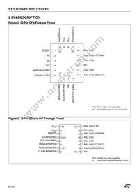 ST7FLITE09F0U6 Datasheet Page 6