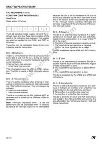 ST7FLITE09F0U6 Datasheet Page 22