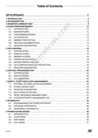 ST7FLITE35M6TR Datasheet Page 2