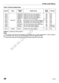 ST7FMC2S6T3 Datasheet Page 21