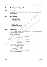 ST7FOXA0B6 Datasheet Page 21