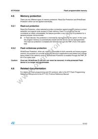 ST7FOXU0M6 Datasheet Page 19