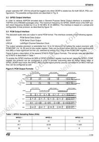 STA015T$013TR Datasheet Page 11