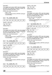 STA016AP13TR Datasheet Page 15