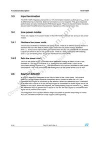 STA1102RUTR Datasheet Page 8