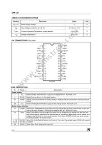 STA120D13TR Datasheet Page 2