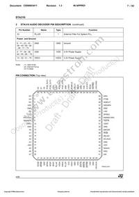 STA310 Datasheet Page 7