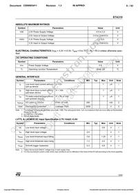 STA310 Datasheet Page 8