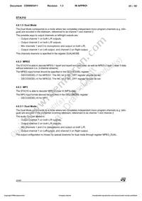 STA310 Datasheet Page 23
