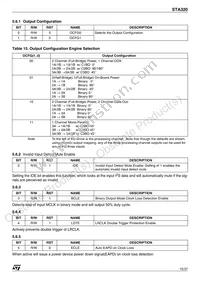 STA32013TR Datasheet Page 15