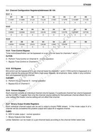 STA32013TR Datasheet Page 21