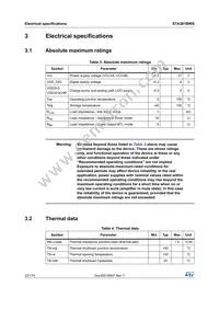 STA381BWSTR Datasheet Page 22