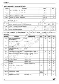 STA501A13TR Datasheet Page 4