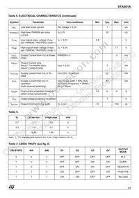 STA501A13TR Datasheet Page 5