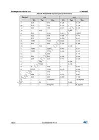 STA516BETR Datasheet Page 18