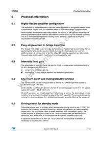 STA540 Datasheet Page 17