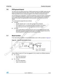 STA541SA Datasheet Page 21