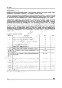 STA550 Datasheet Page 2