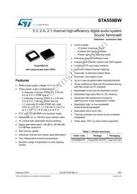STA559BWSTR Datasheet Cover