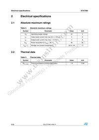 STA7360 Datasheet Page 8