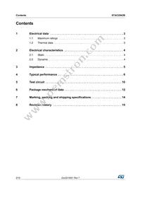 STAC2942B Datasheet Page 2