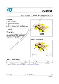 STAC2942FW Datasheet Cover