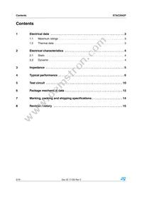 STAC2942FW Datasheet Page 2