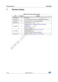 STAC4932B Datasheet Page 12