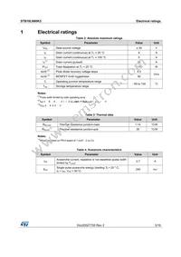 STB10LN80K5 Datasheet Page 3