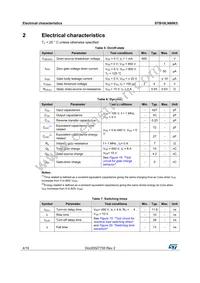 STB10LN80K5 Datasheet Page 4