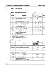 STB15NM65N Datasheet Page 3