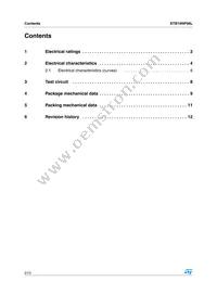 STB16NF06LT4 Datasheet Page 2