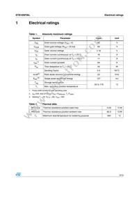 STB16NF06LT4 Datasheet Page 3