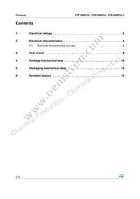 STB190NF04T4 Datasheet Page 2