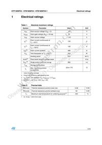STB190NF04T4 Datasheet Page 3
