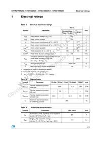 STB21NM60N-1 Datasheet Page 3