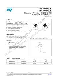 STB300NH02L Datasheet Cover