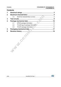 STB42N60M2-EP Datasheet Page 2